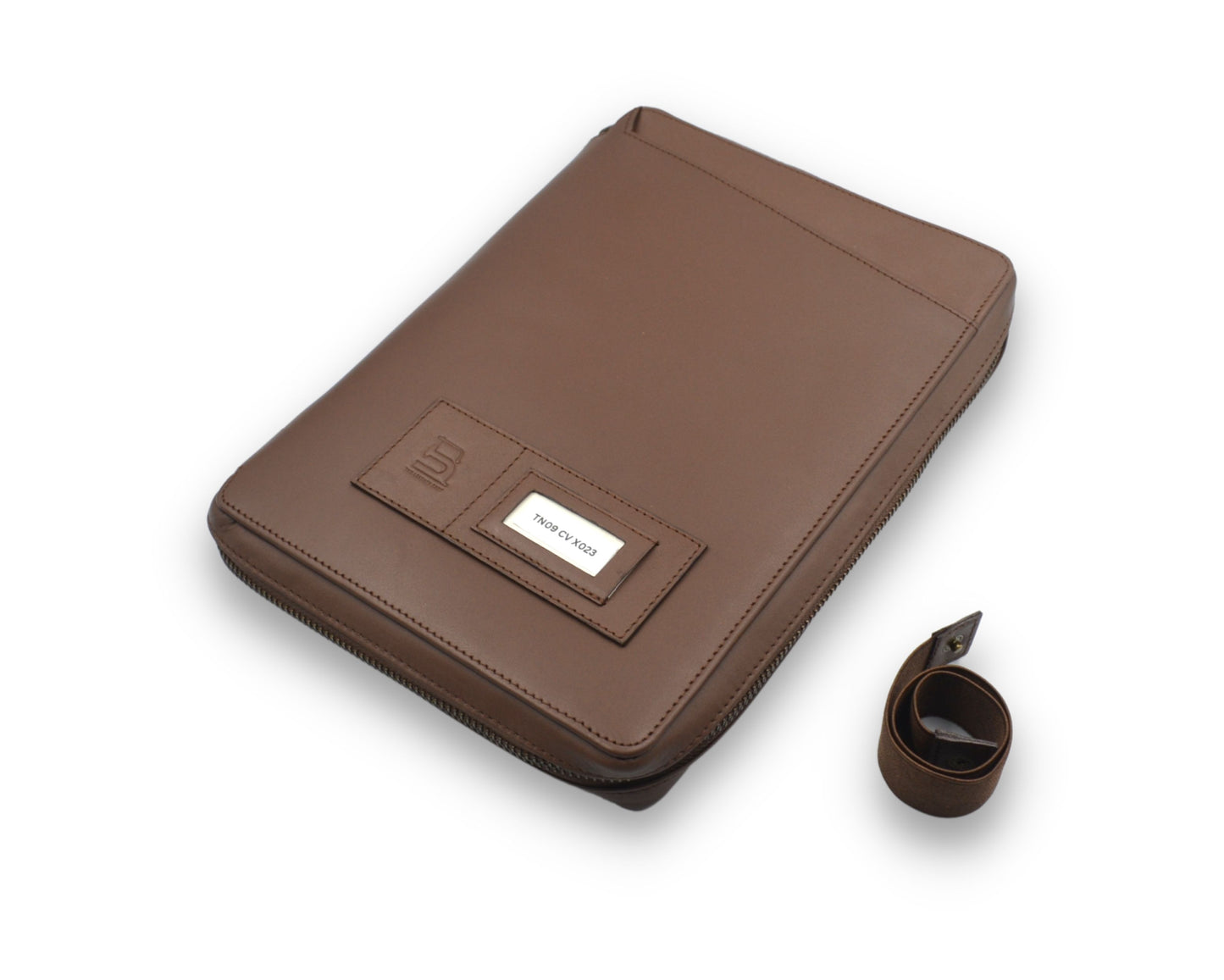 Valentine’s Gift Set for Him: Car Document Holder, Snap - Slim Pull Tab Card Wallet, Leather key Loop & Free KitKat