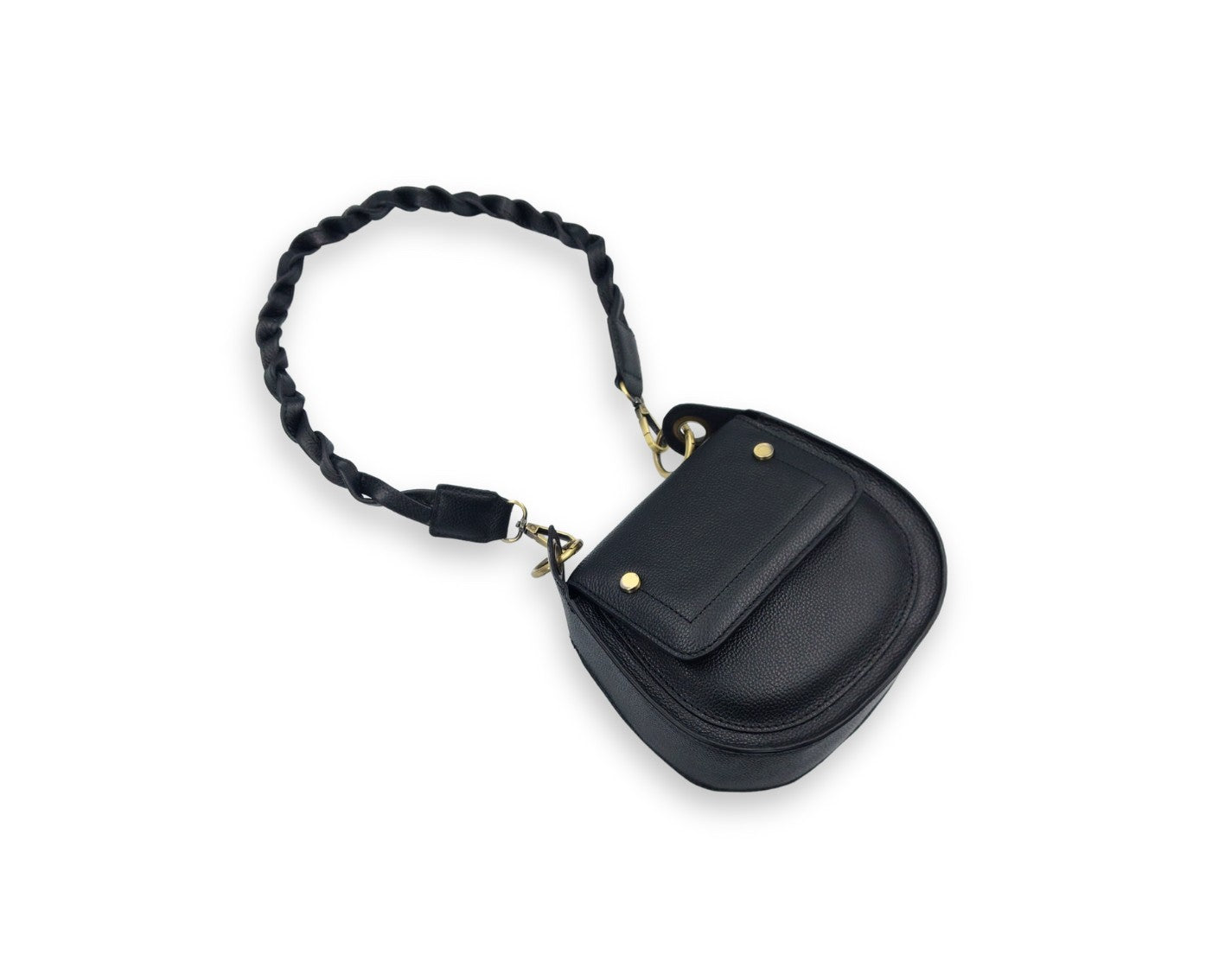 Adriana Cross Body and Shoulder Ladies Bag - Black