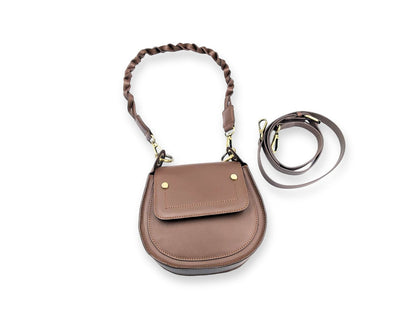 Adriana Cross Body and Shoulder Ladies Bag - Tan