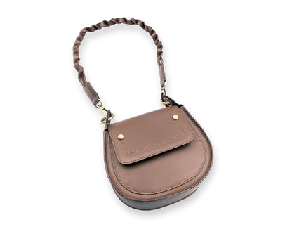 Adriana Cross Body and Shoulder Ladies Bag - Tan