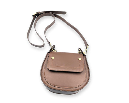 Adriana Cross Body and Shoulder Ladies Bag - Tan