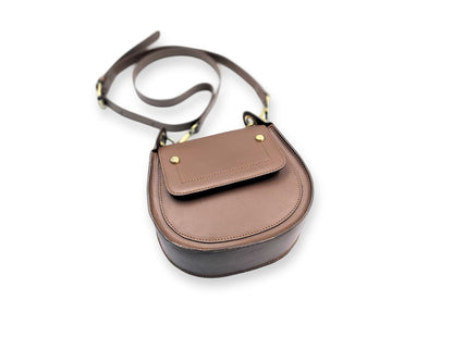 Adriana Cross Body and Shoulder Ladies Bag - Tan