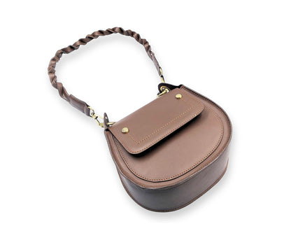 Adriana Cross Body and Shoulder Ladies Bag - Tan