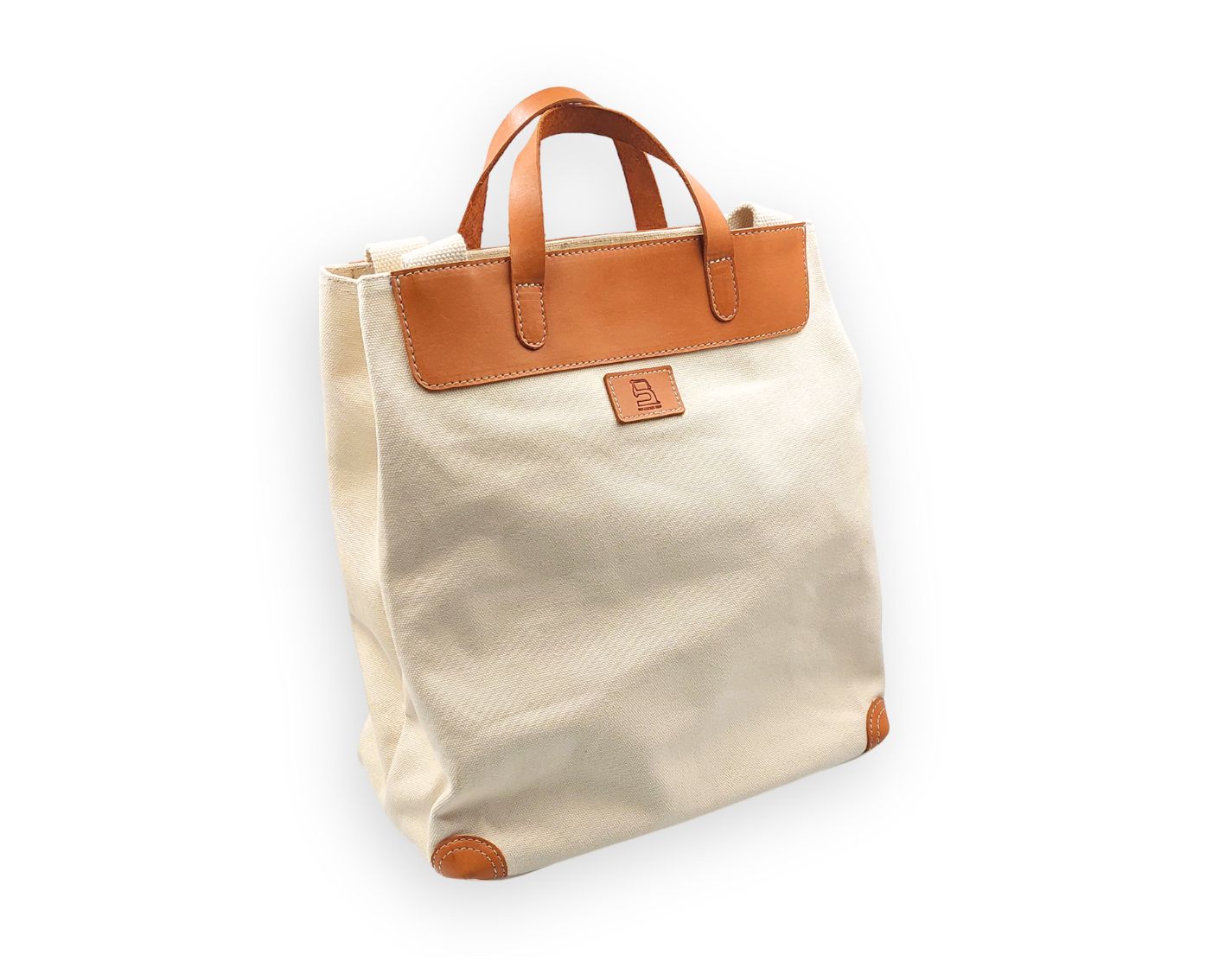 All Day Tote - Canvas + Leather