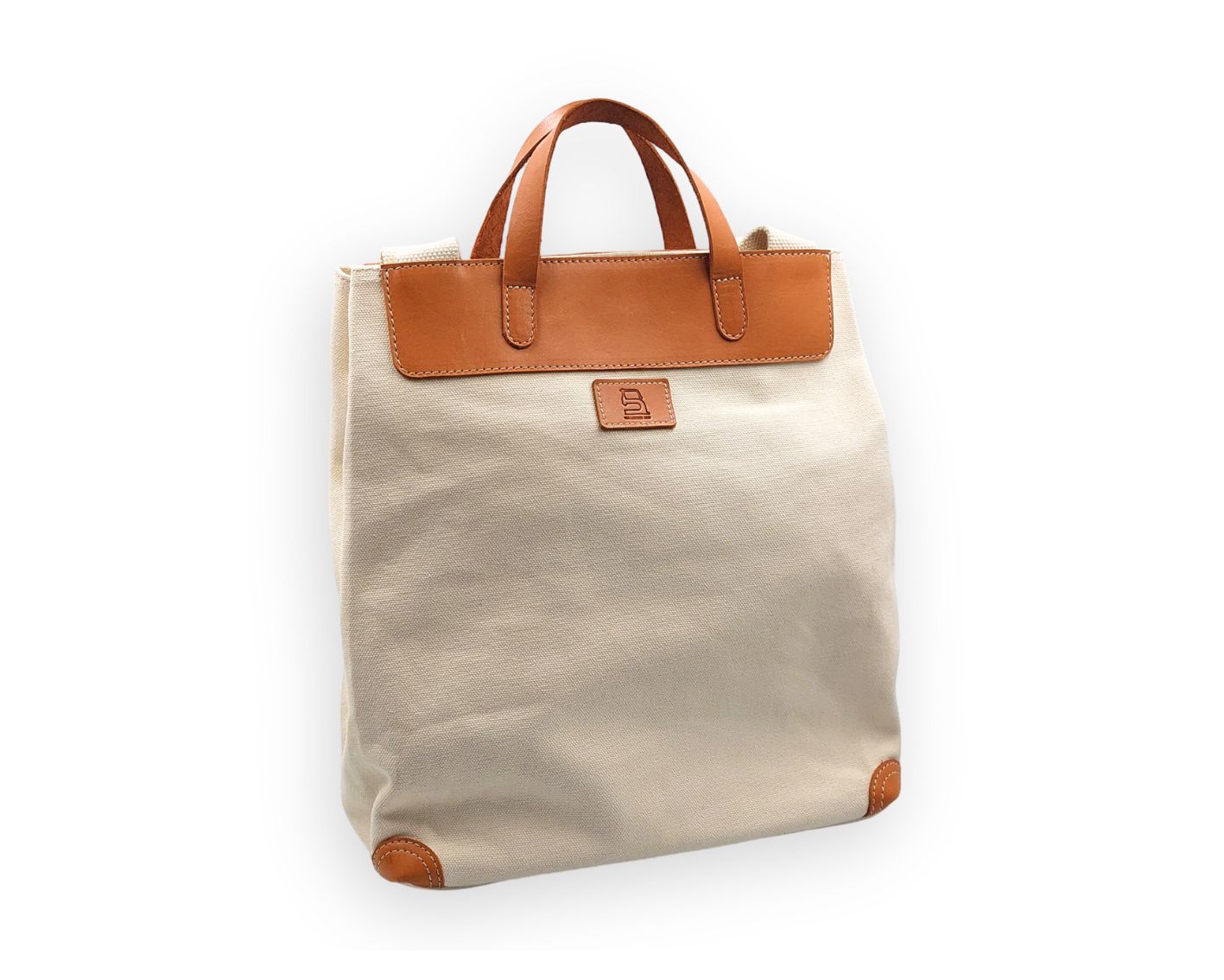 All Day Tote - Canvas + Leather