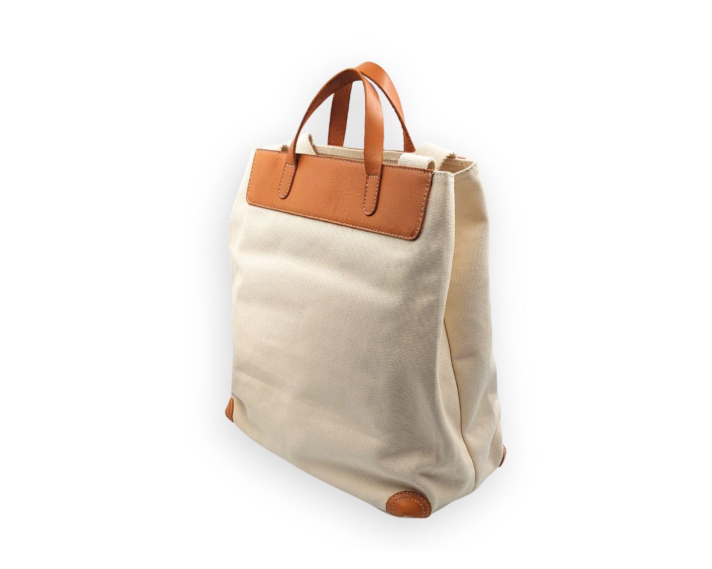 All Day Tote - Canvas + Leather