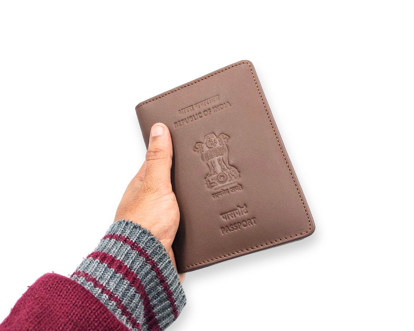 Ashoka Elite Passport Wallet - Tan