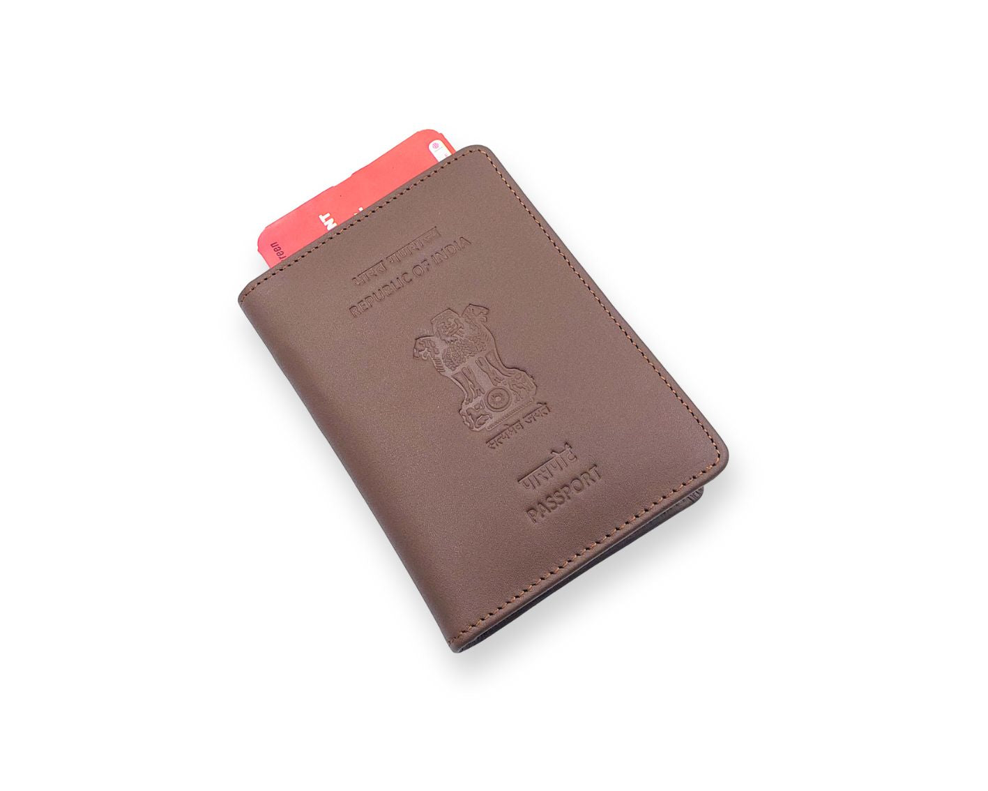 Ashoka Elite Passport Wallet - Tan