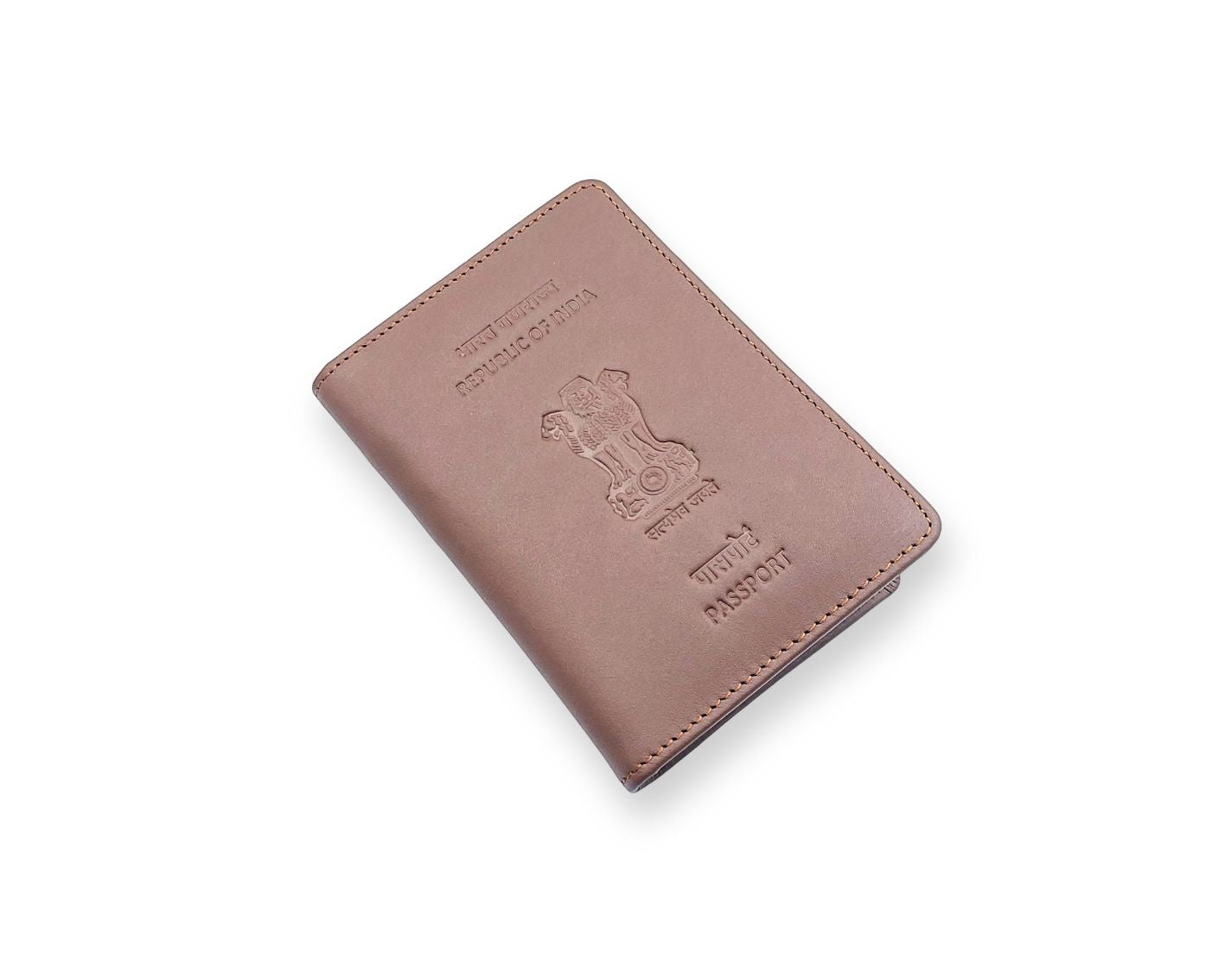 Ashoka Elite Passport Wallet - Tan