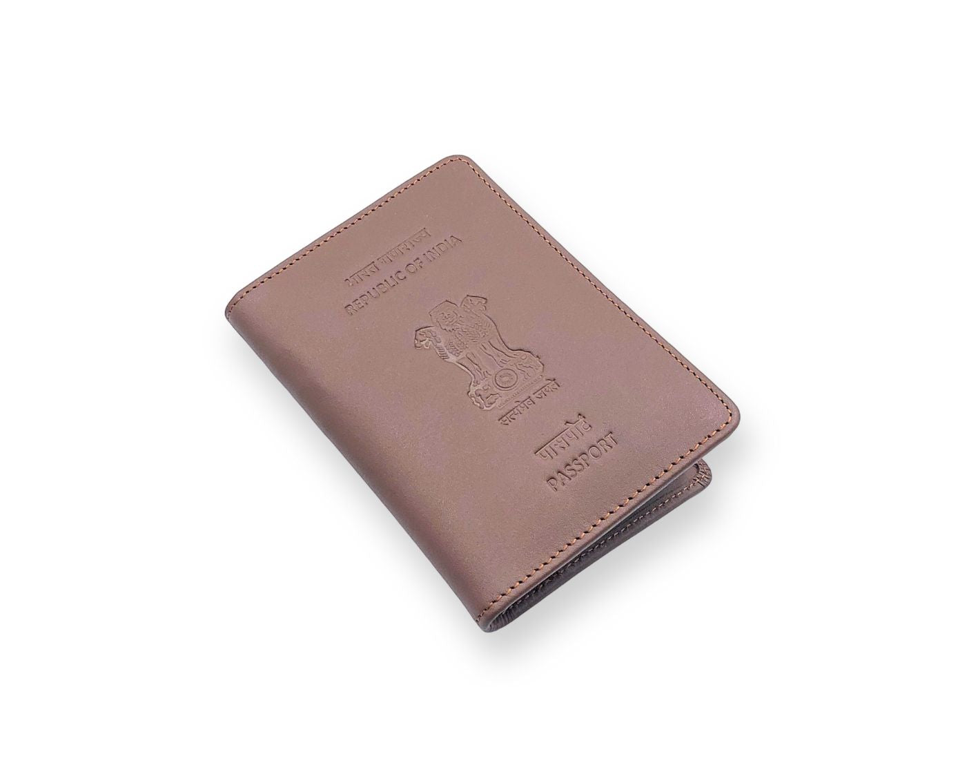 Ashoka Elite Passport Wallet - Tan