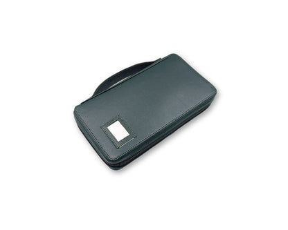 Bank Organiser - Green (Full LEATHER)