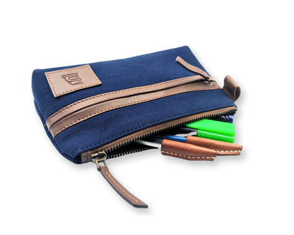 DeskMate Stationery Pouch - Blue