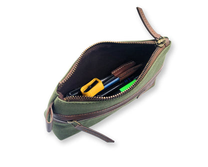 Deskmate stationary pouch - Green