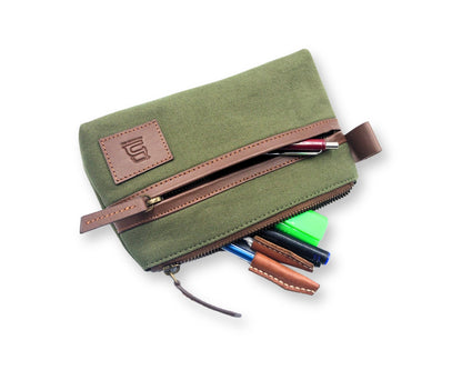 Deskmate stationary pouch - Green