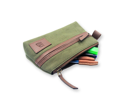 Deskmate stationary pouch - Green