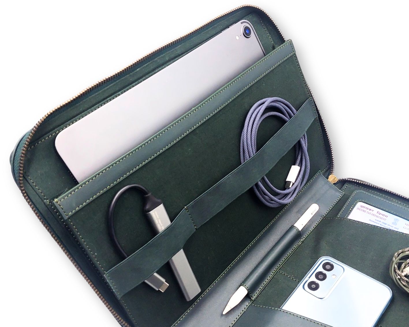 iPad Organiser - Green