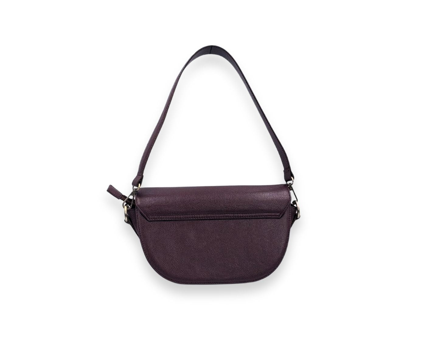 Luna Curve Crossbody – Dual Strap Leather Sling Bag for Women - Wine