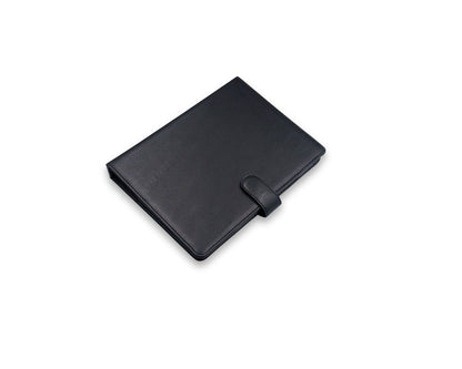 Luxury Full Grain Leather A5 Planner Binder - Black