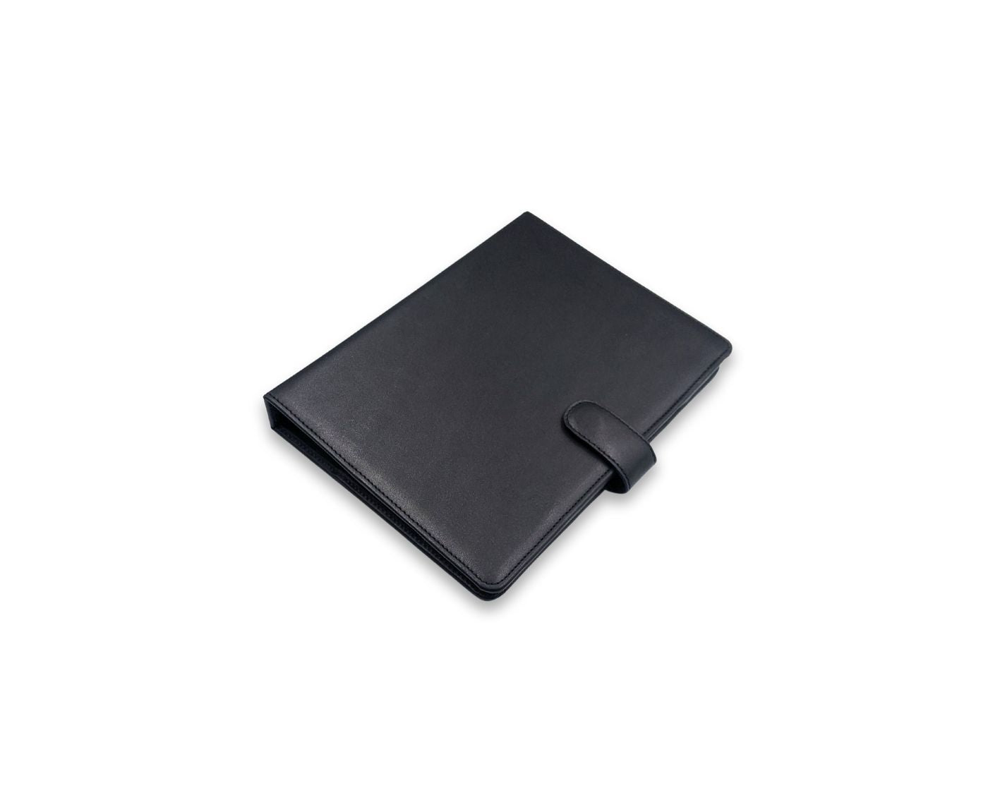 Luxury Full Grain Leather A5 Planner Binder - Black