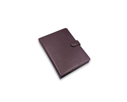 Luxury Full Grain Leather A5 Planner Binder - Wine