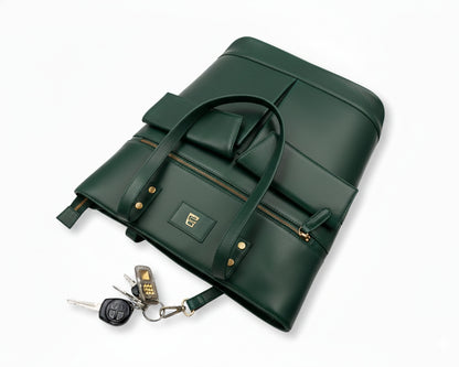 Manhattan office Leather Tote