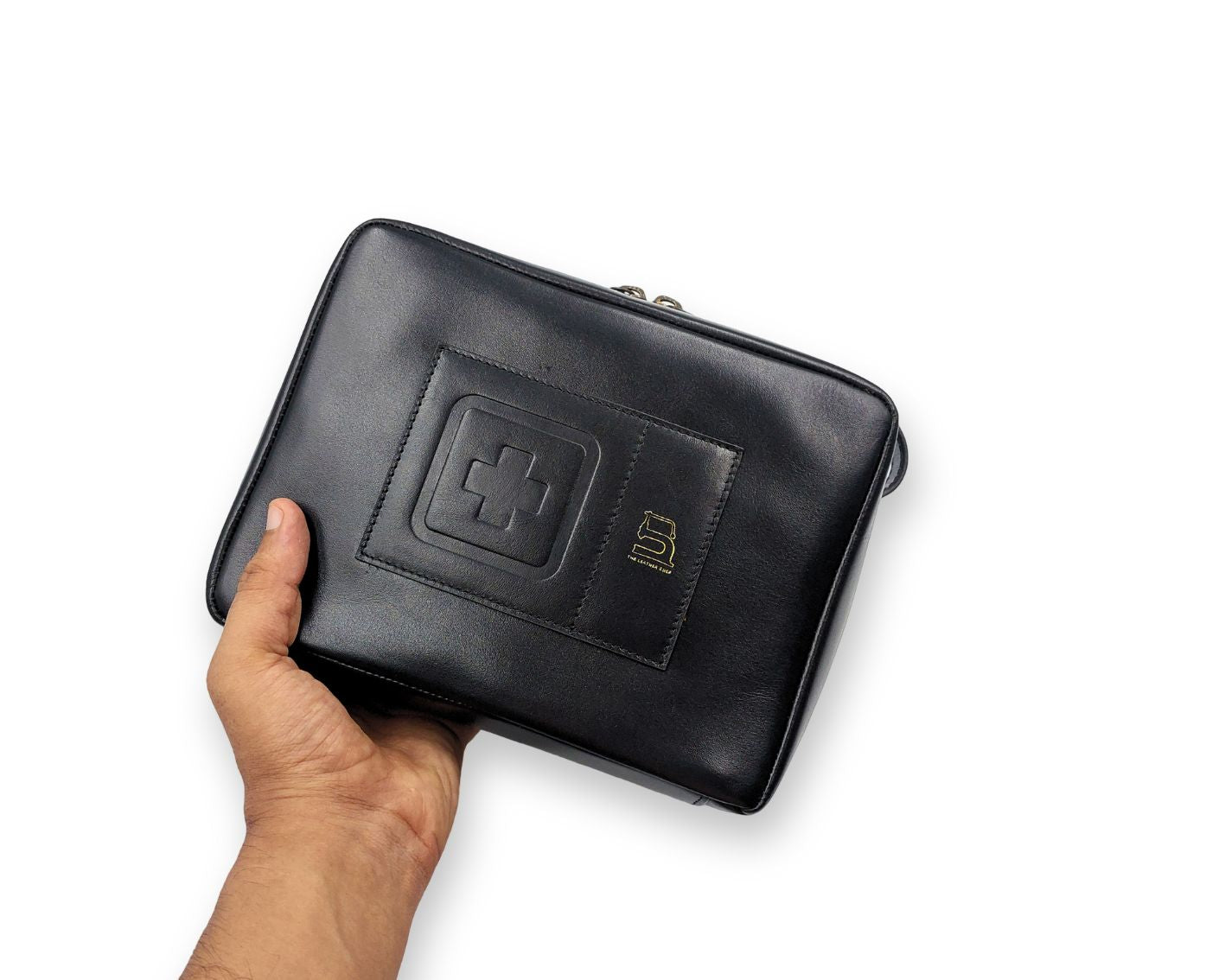 Medical Pouch-Black Full Leather