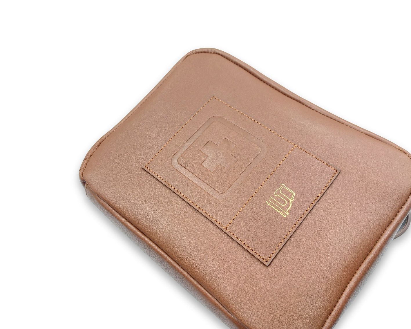 Medical Pouch - Tan  (Full Leather)