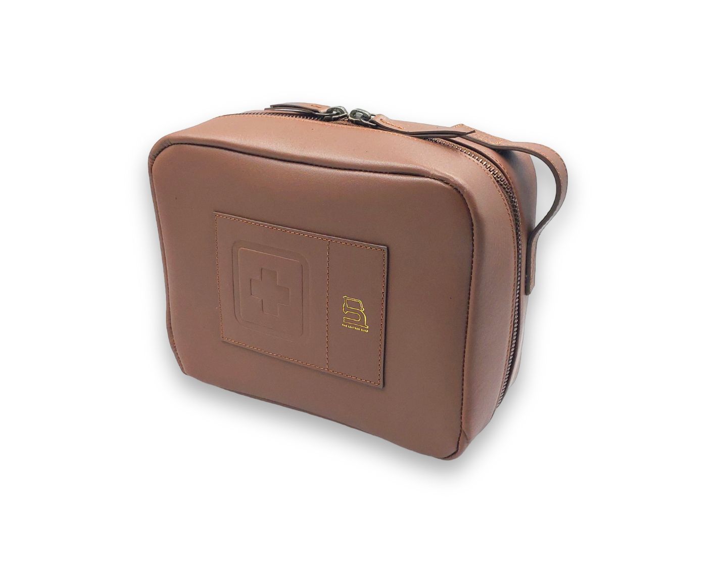 Medical Pouch - Tan  (Full Leather)