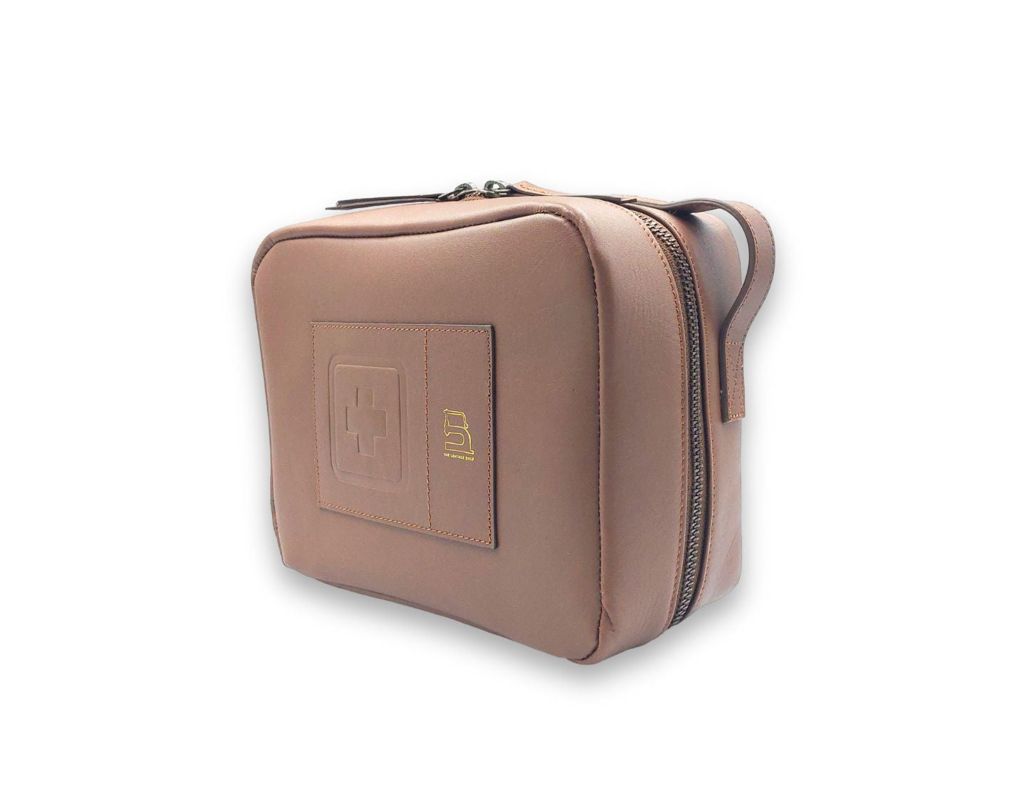 Medical Pouch - Tan  (Full Leather)