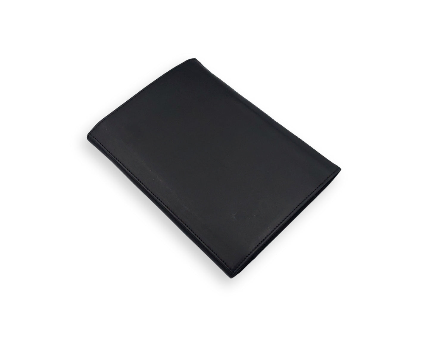 OrbitNote – Leather Diary with Organizer Pockets - Black