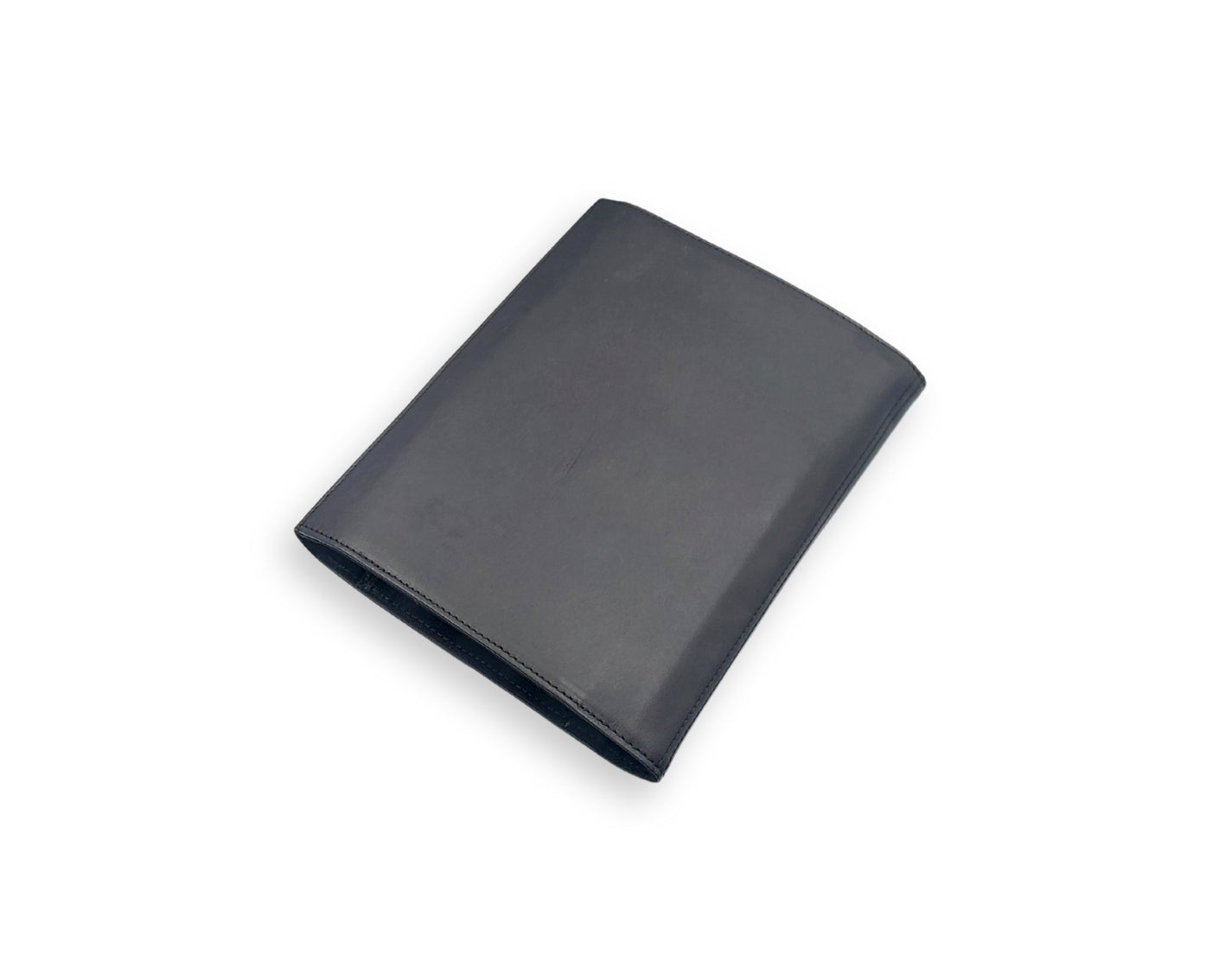 OrbitNote – Leather Diary with Organizer Pockets - Black