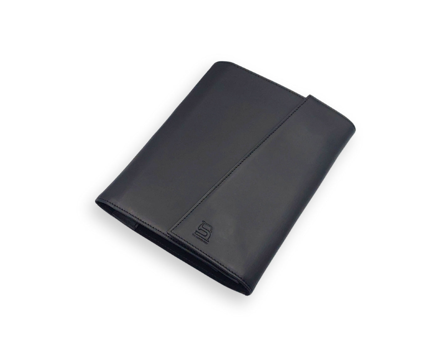 OrbitNote – Leather Diary with Organizer Pockets - Black