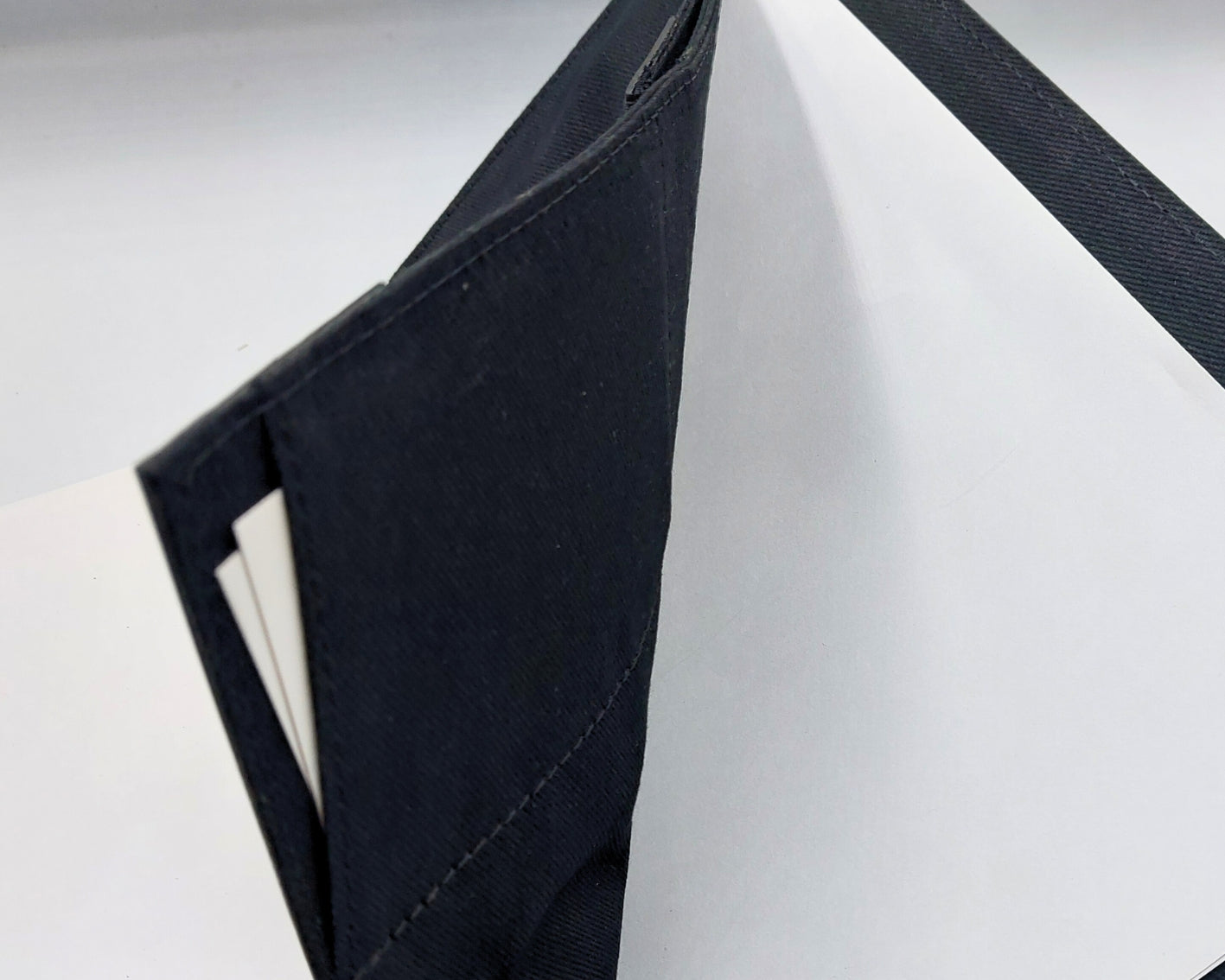 OrbitNote – Leather Diary with Organizer Pockets - Black