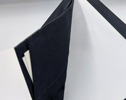 OrbitNote – Leather Diary with Organizer Pockets - Black