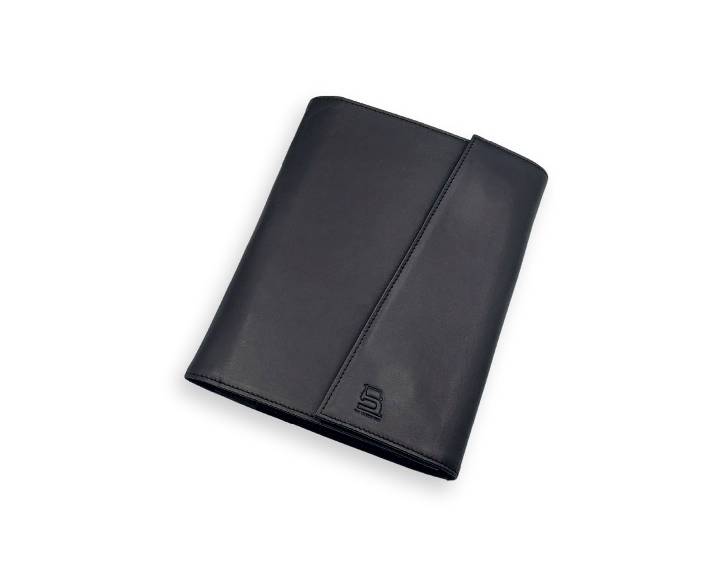 OrbitNote – Leather Diary with Organizer Pockets - Black