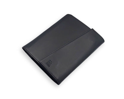 OrbitNote – Leather Diary with Organizer Pockets - Black