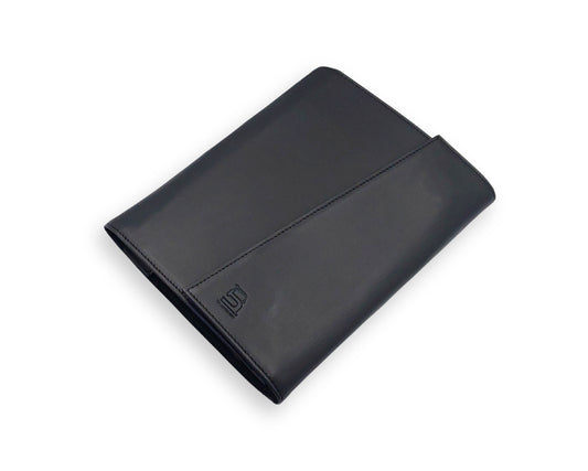 OrbitNote – Leather Diary with Organizer Pockets - Black