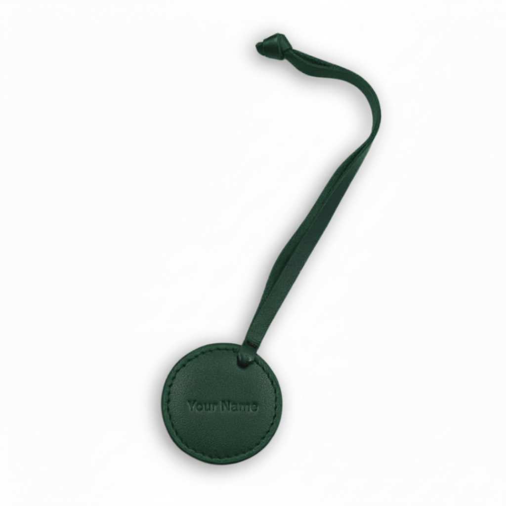 Personalized Leather Luggage Tag