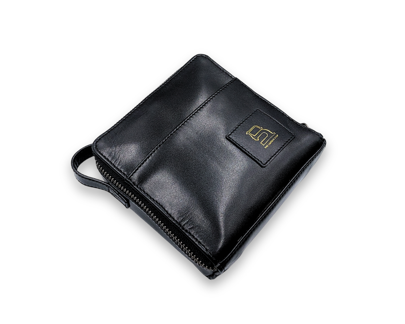 Sanitary Napkin Pouch - Black (Full Leather)