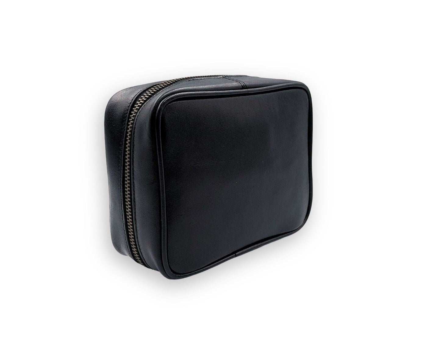 Tech Pouch - Black -MINI (Full Leather)