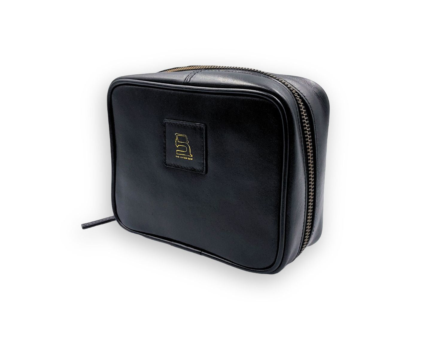 Tech Pouch - Black -MINI (Full Leather)