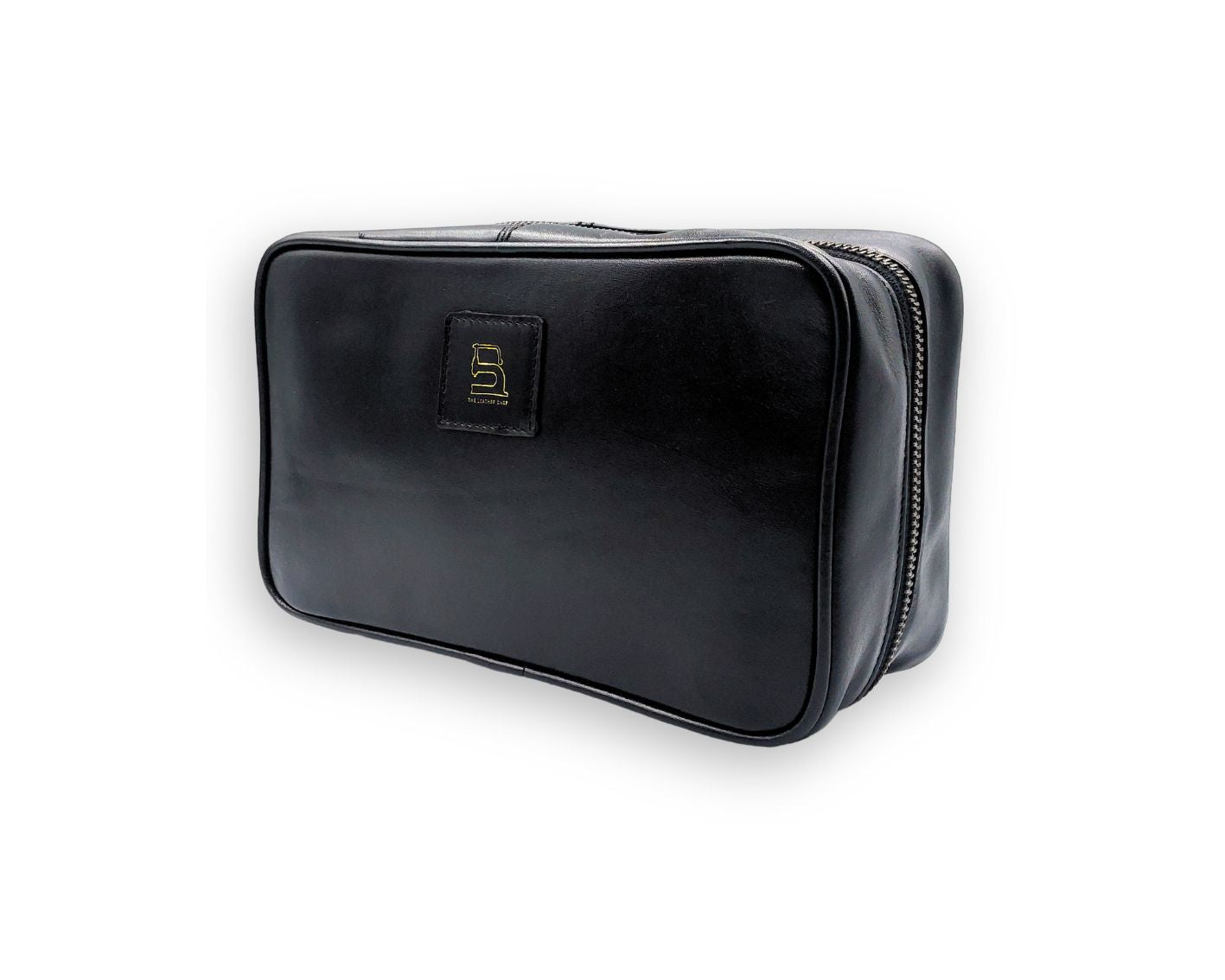 Tech Pouch - Black (Full Leather)