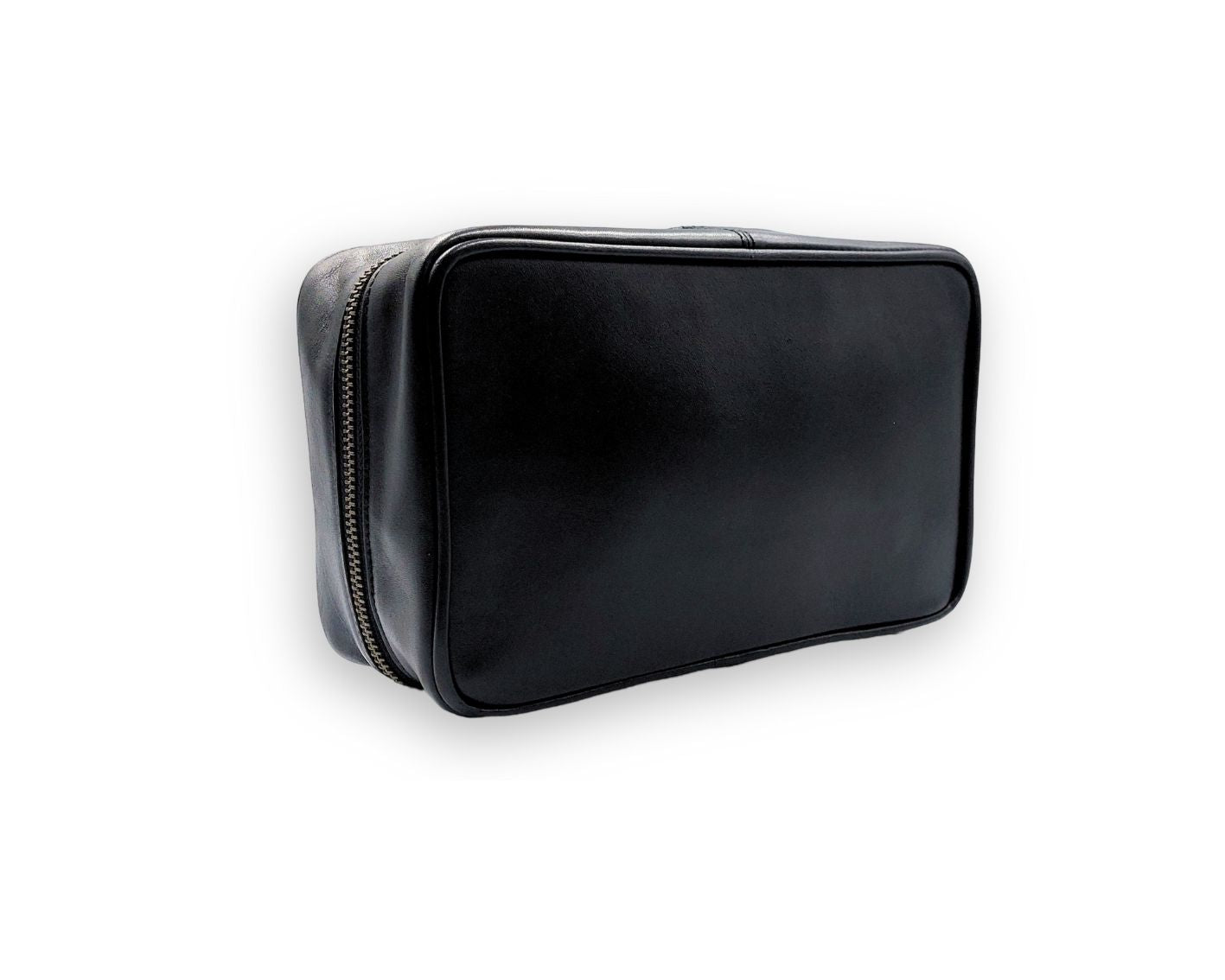 Tech Pouch - Black (Full Leather)