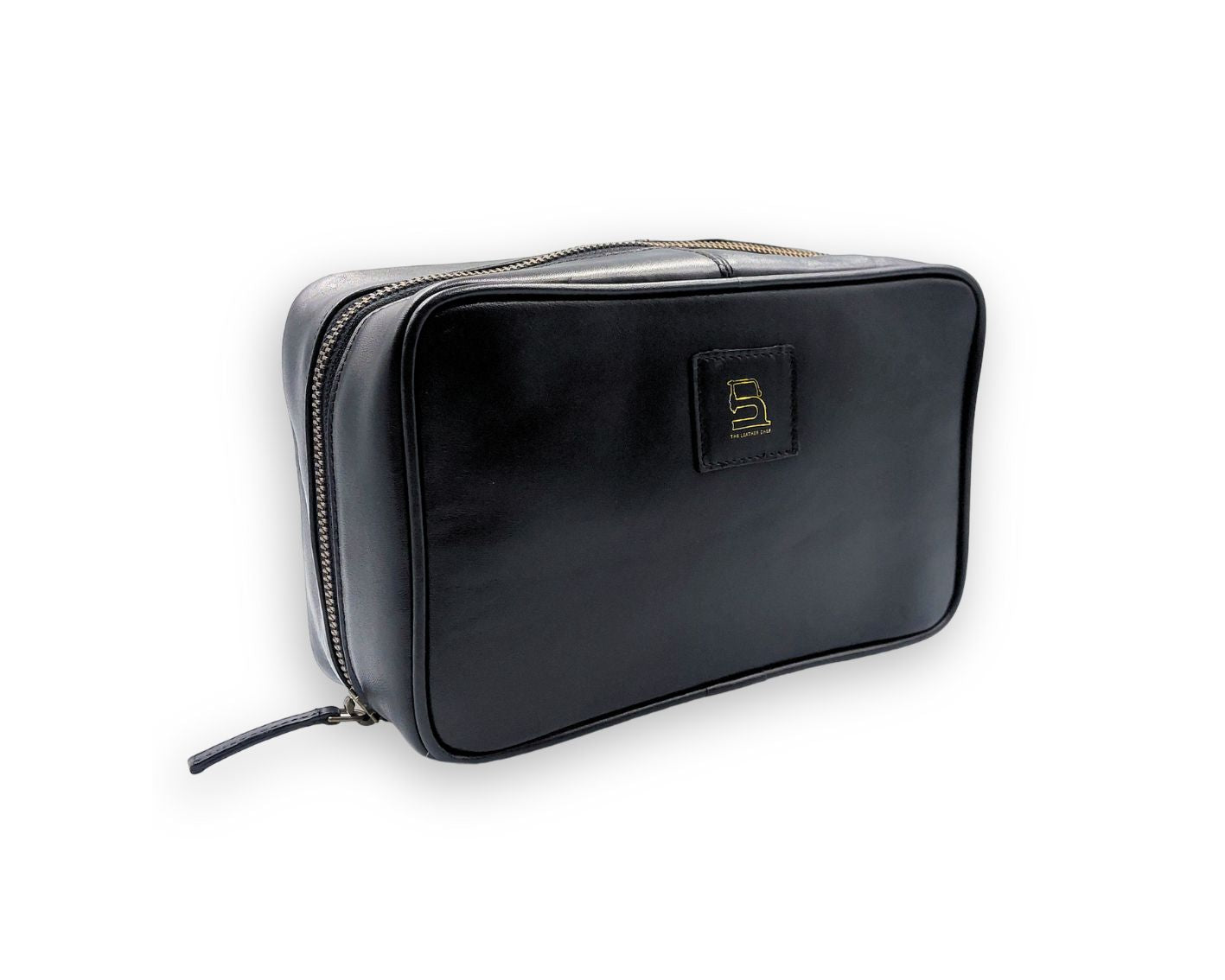 Tech Pouch - Black (Full Leather)