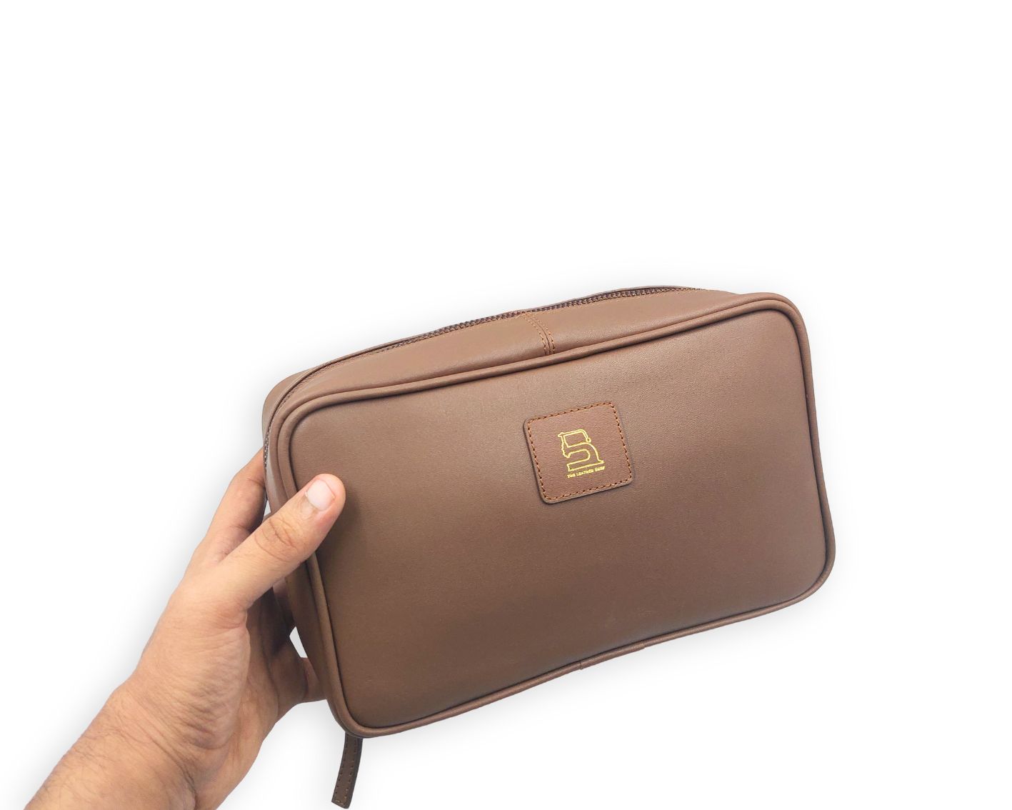 Tech Pouch - TAN (Full Leather)