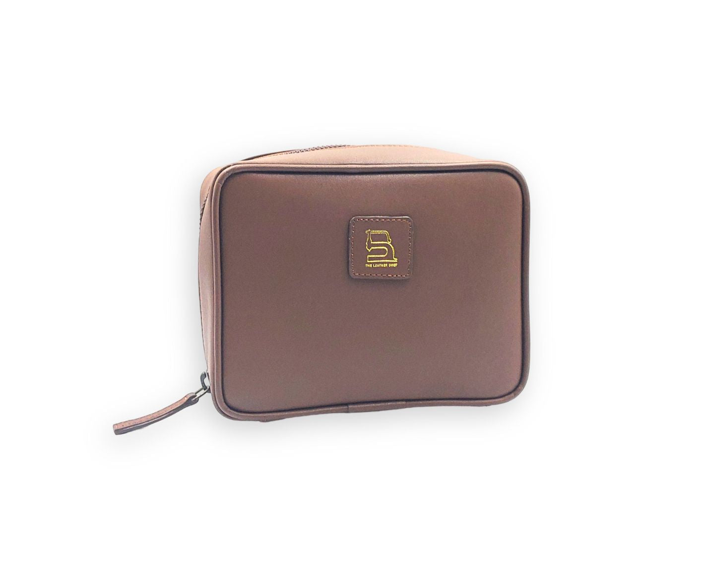 Tech Pouch - Tan -MINI (Full Leather)