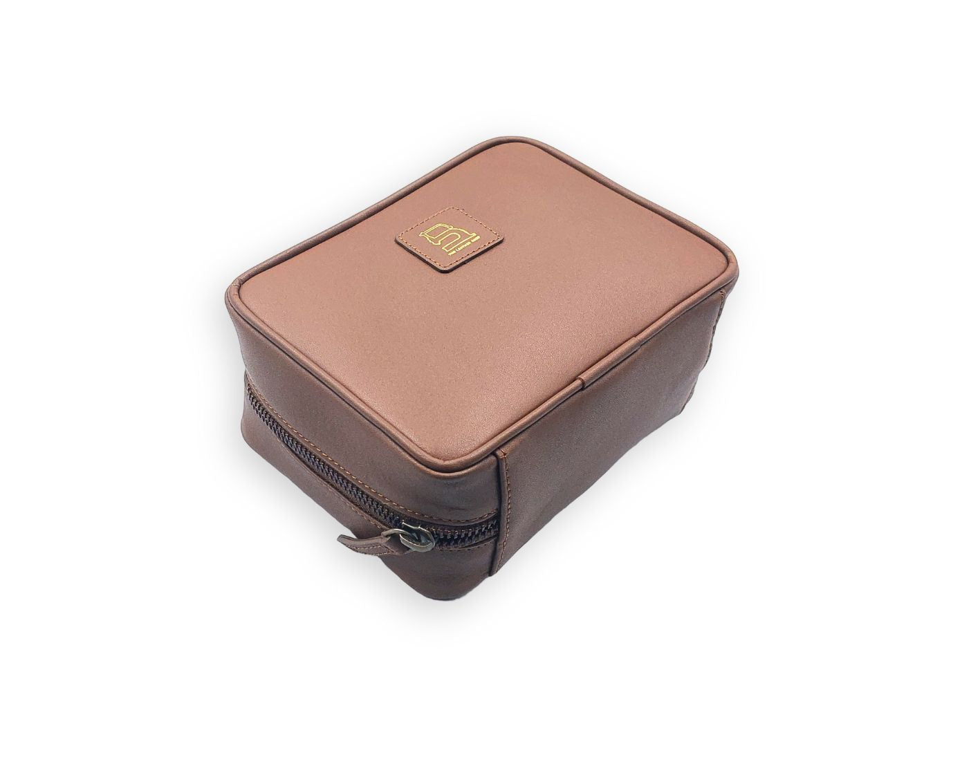 Tech Pouch - Tan -MINI (Full Leather)