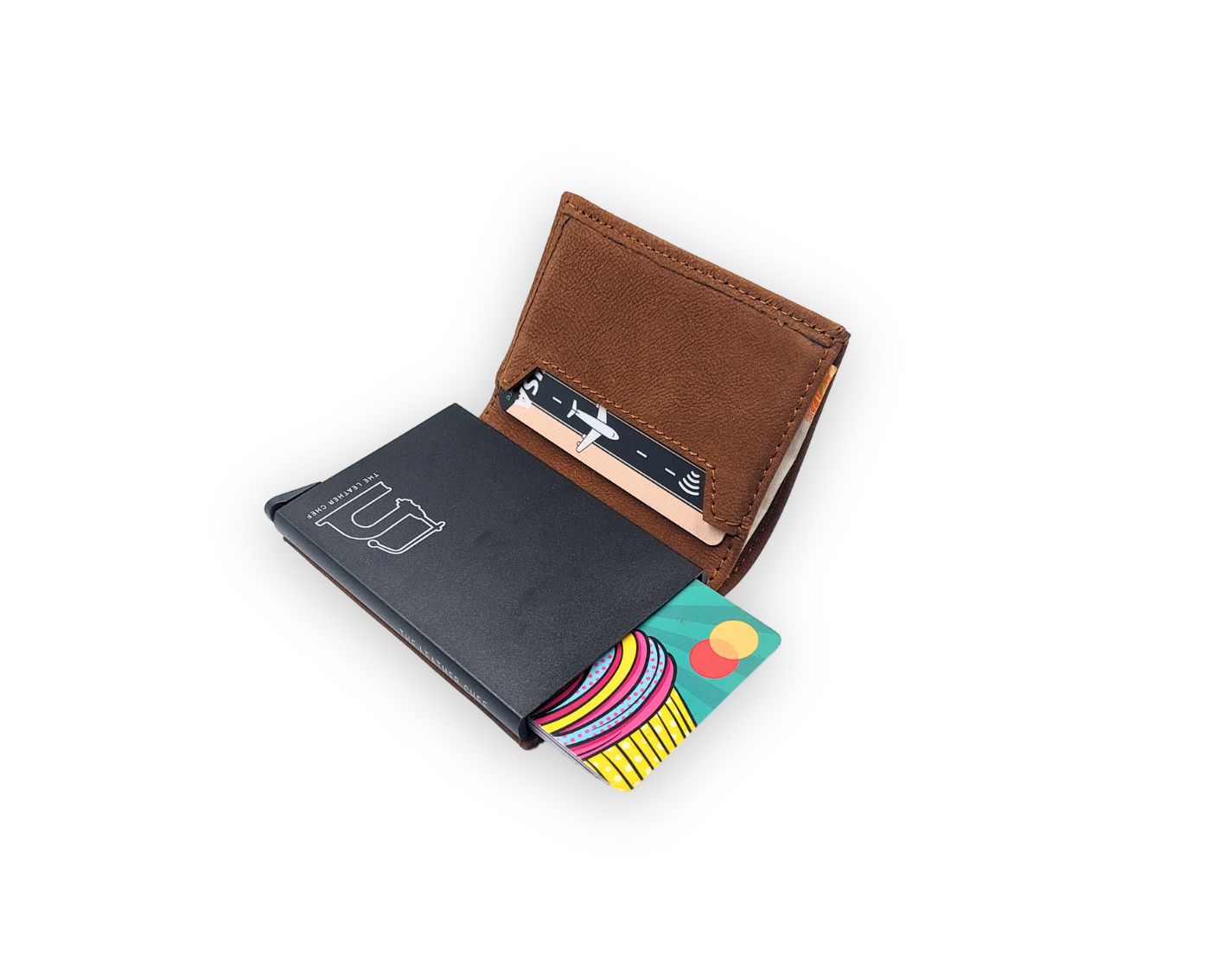 Valentine’s Gift Set for Him: Ashoka Elite Passport Wallet, Urban Slim Wallet, Field Journal, Leather key Loop & Free KitKat