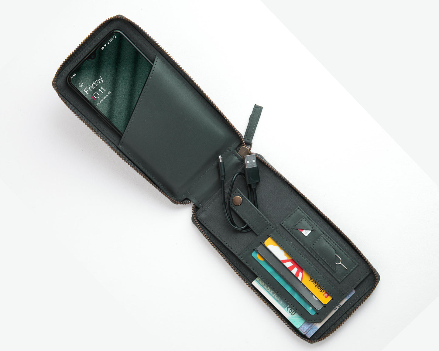 MOD Phone Wallet -  ARMY GREEN