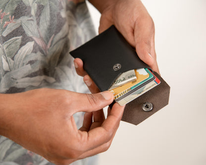 Wave Card + Coin Wallet - BLACK